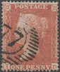 1855 1d Red C5 Plate 4 'ID'