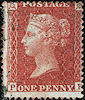 1856 1d Red C7 Plate 24 'PF'